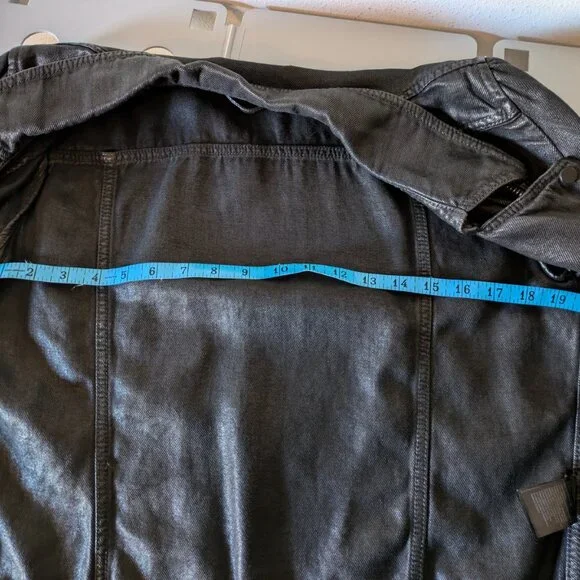 All Saints Black Jean Jacket - Picture 12 of 16